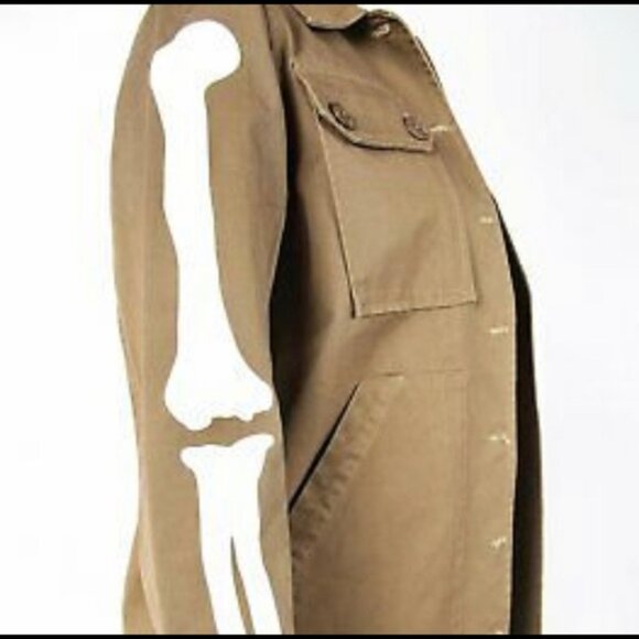 Iron Fist Bone In Military Style Jacket Small NWT - Picture 2 of 10